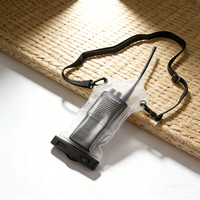 Talkie-walkie polyvalent avec étui étanche, microphone dynamique en plastique, communication filaire pour salles de conférence