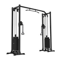 Máquina de Gimnasio Comercial para el Hogar con Cables Cruzados, Entrenador de Fuerza Multifuncional Profesional, Máquina de Ejercicios de Pecho con Cables