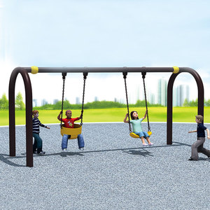 Carré de balançoire en bois pour enfants, terrain de jeux d'extérieur CE certifié CE, siège de balançoire lune pour enfants écoliers - Product Image 6