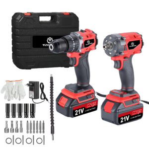สว่านไร้สายแบบพกพา 21V DIY พร้อมชุดอุปกรณ์จากโรงงาน แบตเตอรี่ลิเธียม สำหรับใช้ในบ้าน - Product Image 5