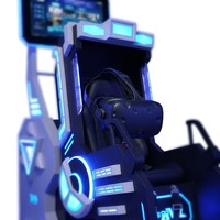 Simulateur de mouvement VR 9D, machine de jeu de vol à rotation 360 degrés, équipement d'arcade intérieur pour centre commercial, parc d'aventure