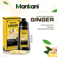 Sampo Pewarna Rambut Jahe Tahan Lama Private Label, Pewarnaan Mudah, Warna Hitam Alami, Tinte Cabello Color untuk Wanita