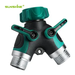 SUNSHINE Séparateur <span class=keywords><strong>de</strong></span> <span class=keywords><strong>tuyau</strong></span> <span class=keywords><strong>d</strong></span>'<span class=keywords><strong>arrosage</strong></span> <span class=keywords><strong>en</strong></span> <span class=keywords><strong>laiton</strong></span> à 2 voies Connecteurs <span class=keywords><strong>d</strong></span>'eau <span class=keywords><strong>en</strong></span> forme <span class=keywords><strong>de</strong></span> Y Connexion <span class=keywords><strong>de</strong></span> jardin <span class=keywords><strong>en</strong></span> métal - Product Image 1