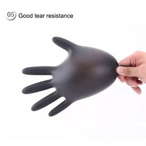 Одноразовые перчатки Dispos Microflex для салона красоты волос тату-гексамина одноразовые парикмахерские перчатки без латекса Одноразовые Нитриловые Перчатки без пудры - Product Image 6