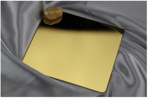 Prix bas Épaisseur de haute qualité 0.1-3mm Plaque de tôle en acier inoxydable miroir plaqué or pour la décoration architecturale - Product Image 5