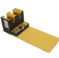 MIO PU Sammelkartenbox mit Sichtfenster für TCG-Sammelalben – Hochwertige Deckbox für Schachspiele und Spielkarten