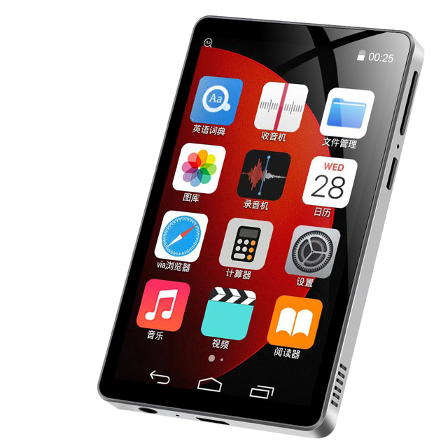 M9 4.0" Full Touch Screen WiFi MP4 Player With BT 5.0 Built-in Memory 16GB HIFI Lossless MP3 Player with Built in Speaker