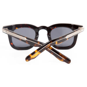 2025 New Design High-End Polarized Sunglasses Custom Logo Popular Classic Square Acetate <strong>Sun</strong> <strong>Glasses</strong> For Men Orange Blue Mirror - Product Image 2