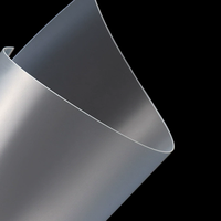 Vente en gros de feuilles de PVC translucides givrées de haute qualité, écologiques, durables, épaisseur 0,2/0,3/0,5/0,8 mm, rouleau de PVC souple et rigide