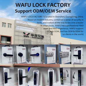 Wafu 3D Mặt 12V nhà thông minh không thấm nước sinh trắc học dấu vân tay khóa Keyless nhập cửa gỗ kỹ thuật số ngoài trời cổng điện rim khóa - Product Image 4