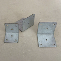 Support d'angle en L robuste et durable, galvanisé à chaud, pour structure de serre