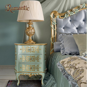 مجموعة أثاث غرفة نوم على الطراز الفرنسي الروكوكو الحديث، أثاث غرفة نوم كامل صديق للبيئة وأنيق - Product Image 5