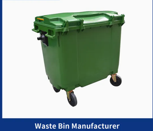 Contenitore per Rifiuti con Ruote di Alta Qualità da 660 Litri Bidoni in <span class=keywords><strong>Plastica</strong></span> - Product Image 6