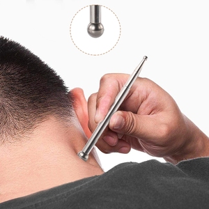 Pluma de Acupuntura de Forma Personalizada, Herramienta de Reflexología Facial, Masaje Relajante Personal, Pluma de Acupuntura de Acero Inoxidable - Product Image 3