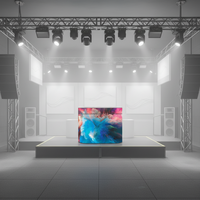Pantalla LED Flexible de Alquiler para Interiores/Exteriores de 500 mm x 500 mm, P2.9, para Tiendas Minoristas, Cabinas de DJ, Señalización Digital
