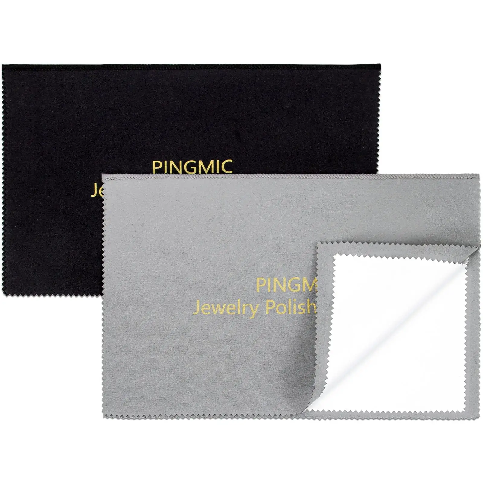 Wholesale High-quality custom jewelry cleaning polishing cloth logo jewelry