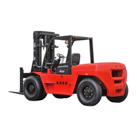 Chariot élévateur diesel hydraulique HANGCHA série A de 8 à 10 tonnes avec accessoires et pièces en option pour une bonne vente