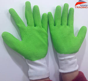 قفازات واقية للعمل مبطنة برغوة اللاتكس مقاومة للاهتراء بالجملة قفازات أمان للعمل - Product Image 3