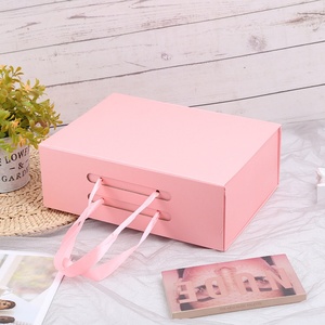 Reusable <b>Pink</b> <b>Gift</b> Box Set Magnetic with Satin Fragrance Packaging <b>Boxes</b> <b>pink</b> Magnetic <b>Gift</b> Box Packaging - Product Image 2