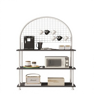3 Tier <b>Storage</b> RackKitchen <b>Storage</b> Rack <b>Microwave</b> Oven Stand Kitchen Organizer Coffee Bar Station Kitchen Shelving Unit - Product Image 1
