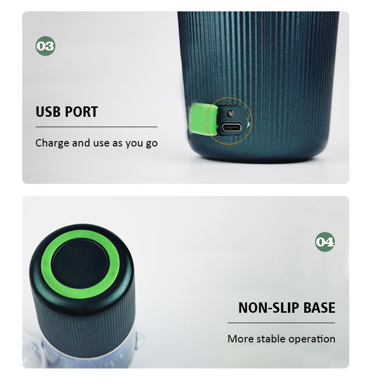 Chargeable USB portable fruit juice maker machine smoothie blender mini mixer bottle orange  citrus extractor automatic juicers