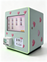 Distributeur automatique commercial compact de comptoir avec éclairage LED et gestion à distance du fond d'écran, équipement de distribution de petits articles