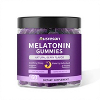 Gummies de Sommeil Vitaminées à la Mélatonine, Suppléments Végétaliens en Gros, Naturels 3mg 5mg 10mg, GABA L-Théanine pour Adultes, Certifiés HALAL