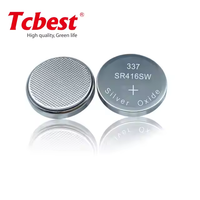 Compacto SR416SW 337 Botón de óxido de plata Batería primaria para juguetes de control remoto Linterna Electrónica de consumo