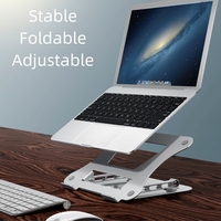 Support pour ordinateur portable en aluminium pliable Portable support universel à hauteur réglable pour toutes les tailles en acier au carbone avec nouveau statut de produit