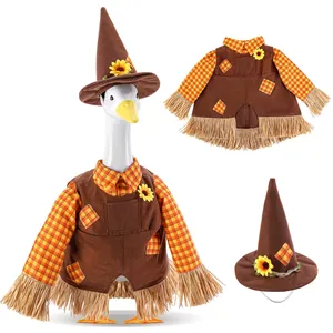 Kit de qualité pour statue d'oie de 23 pouces, costume de blagueur pour oies de pelouse de 23 pouces, idéal pour l'automne et Thanksgiving - Product Image 1