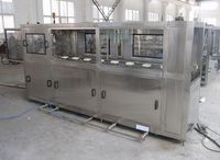 Machine de remplissage de bouteilles de 5 gallons 150 BPH avec laveuse et remplisseur de fûts de 20 L pour l'emballage industriel de l'eau