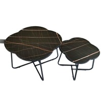 Table Basse Ronde Moderne en Bois pour Salon, Meuble Écologique et Durable pour Balcon Extérieur, Multifonctionnelle, Vente en Gros