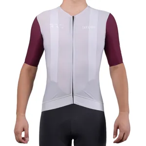 High-end Manufacturer OEM Racing Team Cycling Jersey Dropshipping White Cycling Jersey Retro Bike Clothes Man