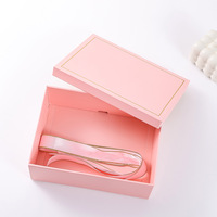 Boîte cadeau de luxe personnalisée pour coffret cadeau, en carton blanc, forme rectangulaire, pour emballage de cadeaux d'anniversaire ou de fête, avec ruban intégré