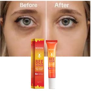 Crème <span class=keywords><strong>Contour</strong></span> <span class=keywords><strong>des</strong></span> <span class=keywords><strong>Yeux</strong></span> Anti-Rides au Venin d'Abeille Marque Blanche OEM MOOYAM 20g – Minimise les Ridules, Soulage le Teint Terne, Soin Efficace pour les <span class=keywords><strong>Yeux</strong></span> - Product Image 2