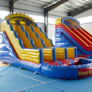 Château gonflable écologique en PVC pour usage domestique, <span class=keywords><strong>avec</strong></span> toboggan double piste, commercial, étanche, capacité 30 personnes, facile à monter - Product Image 4