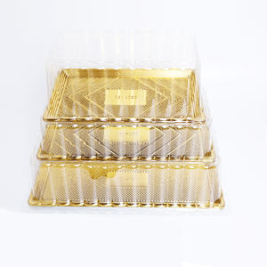 Bandeja Rectangular Desechable de PET de Alta Calidad para Pasteles, <span class=keywords><strong>Sushi</strong></span>, Postres, Chocolate, Galletas, Sándwiches, Piruletas, Aperitivos y Pan - Product Image 5