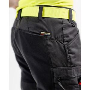 BLAKLADER - 155118119933C56 Hi-Vis <b>trousers</b> <b>stretch</b> <b>Black</b>/Yellow - EAN 7330509539880 HI-VIS WORKWEAR - Product Image 5