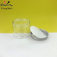 Bocaux en plastique PET de qualité alimentaire 150 ml, hermétiques avec couvercle à vis pour le stockage d'aliments secs, de bonbons, de chocolat, d'épices et de miel