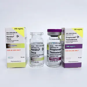 Пользовательские стероидные наклейки фармацевтического класса 10 мл флаконы этикетки и коробки для флаконов