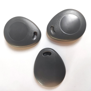Biểu tượng tùy chỉnh RFID keyfob cho Mifare cộng với EV1 2K Mini tag kiểm soát truy cập Key Fob 13.56MHz HF ABS đen với biểu tượng tùy chỉnh - Product Image 1