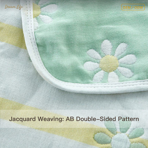 Couverture en mousseline 100 % coton 6 couches, ultra respirante, sûre <span class=keywords><strong>pour</strong></span> bébé, idéale <span class=keywords><strong>pour</strong></span> l'été, vente en gros - Product Image 2