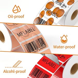 Waterproof Thermal Shipping Label <b>Sticker</b> Barcode Supermarket Self Adhesive Paper Label <b>Roll</b> for Promotion & Grocery Use - Product Image 6