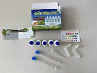 Kit d'analyse du sol précis pour jardin, pelouse et plantes, kits de test du sol 4 en 1