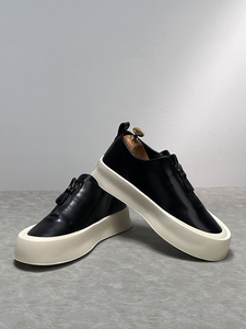 Giày nam đế dày chất lượng cao mùa thu 2024, kiểu dáng cổ thấp, phong cách retro, thời thượng - Product Image 5