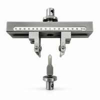 Accesorio de Ensayo de Flexión de 3 Puntos con Rango Ajustable para Pruebas de Resistencia a la Flexión del Concreto - Accesorios para Máquina de Ensayo Universal ASTM C78