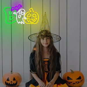 Halloween Letreros Neon LED indoor hanging ambient light shop <b>sign</b> wall decoration light entrance indicator light luminous <b>sign</b> - Product Image 6