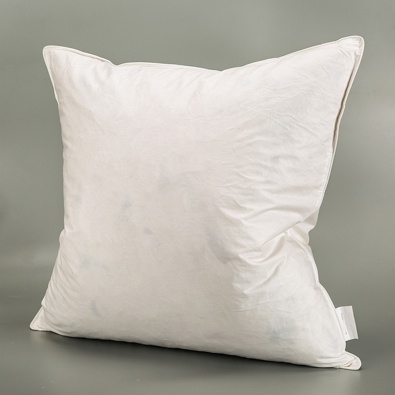 Oreiller en plumes d'oie blanche