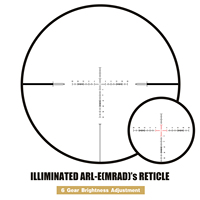 Lunette tactique SPINA OPTICS haute puissance 4-16x44 FFPlane, légère, en alliage d'aluminium LPVO avec éclairage pour les sports de plein air