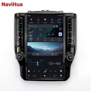 NaviHua Vertical Touch Screen Head Unit Car Multimedia Player Android Car Radio Monitor GPS Navigation for Dodge RAM 2019 2021 - Product Image 1
